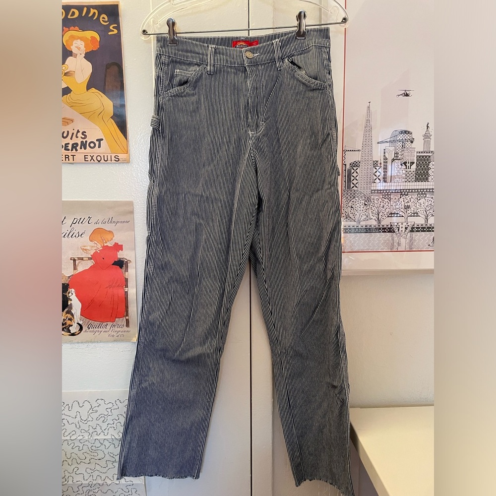 Dickies striped denim pants